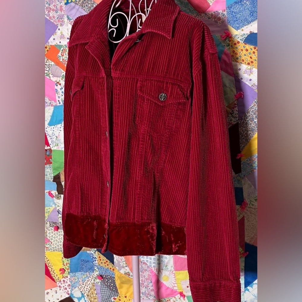 Red Corduroy Jacket from J Jill